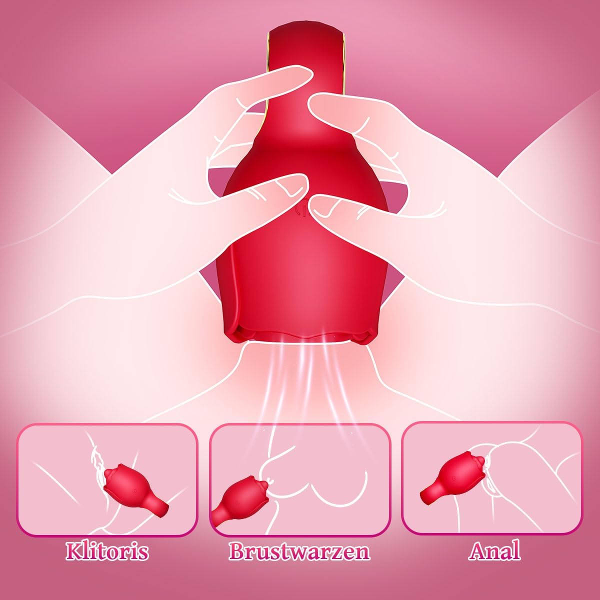 Vibrator für Frauen Sex Spielzeug für die Frau,Vibratorensets für Frauen Zunge Lecken Klistoris mit 8 Zungelecken Vibrationmodi Sexspielzeug Leise Stimulation G-punkt Sex Toys für Frauen