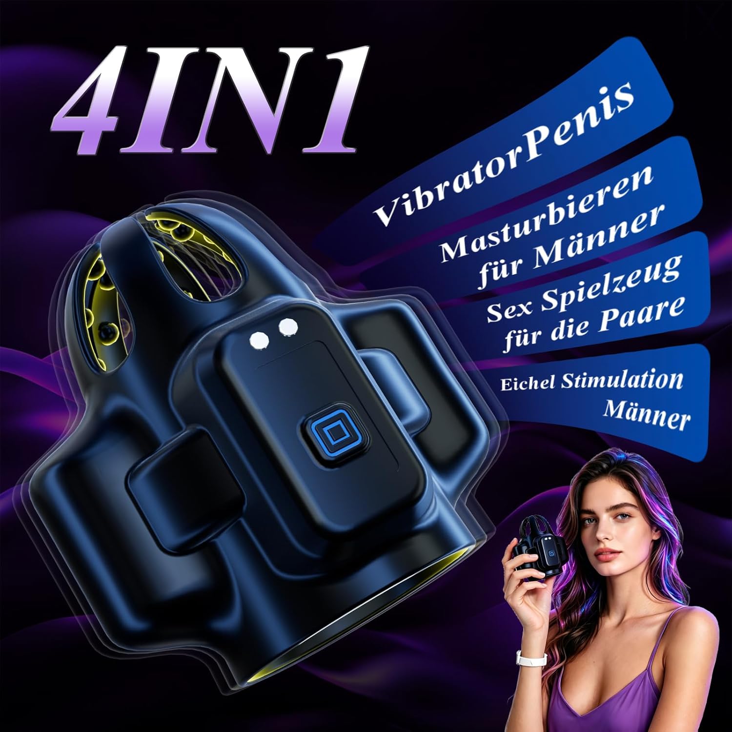 Elektrischer Masturbator Masturbieren für Männer, Sex Spielzeug für die Männer Vibratorensets, Masturbieren für Männer, Penis Sex Toys Männer Blowjob Masturbator Sexspielzeug für Männer Solo